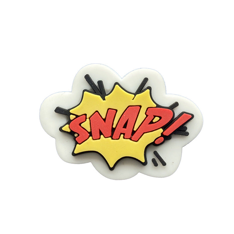 Wholesale 100PCS Cartoon DIY Silicone Shoe Buckle